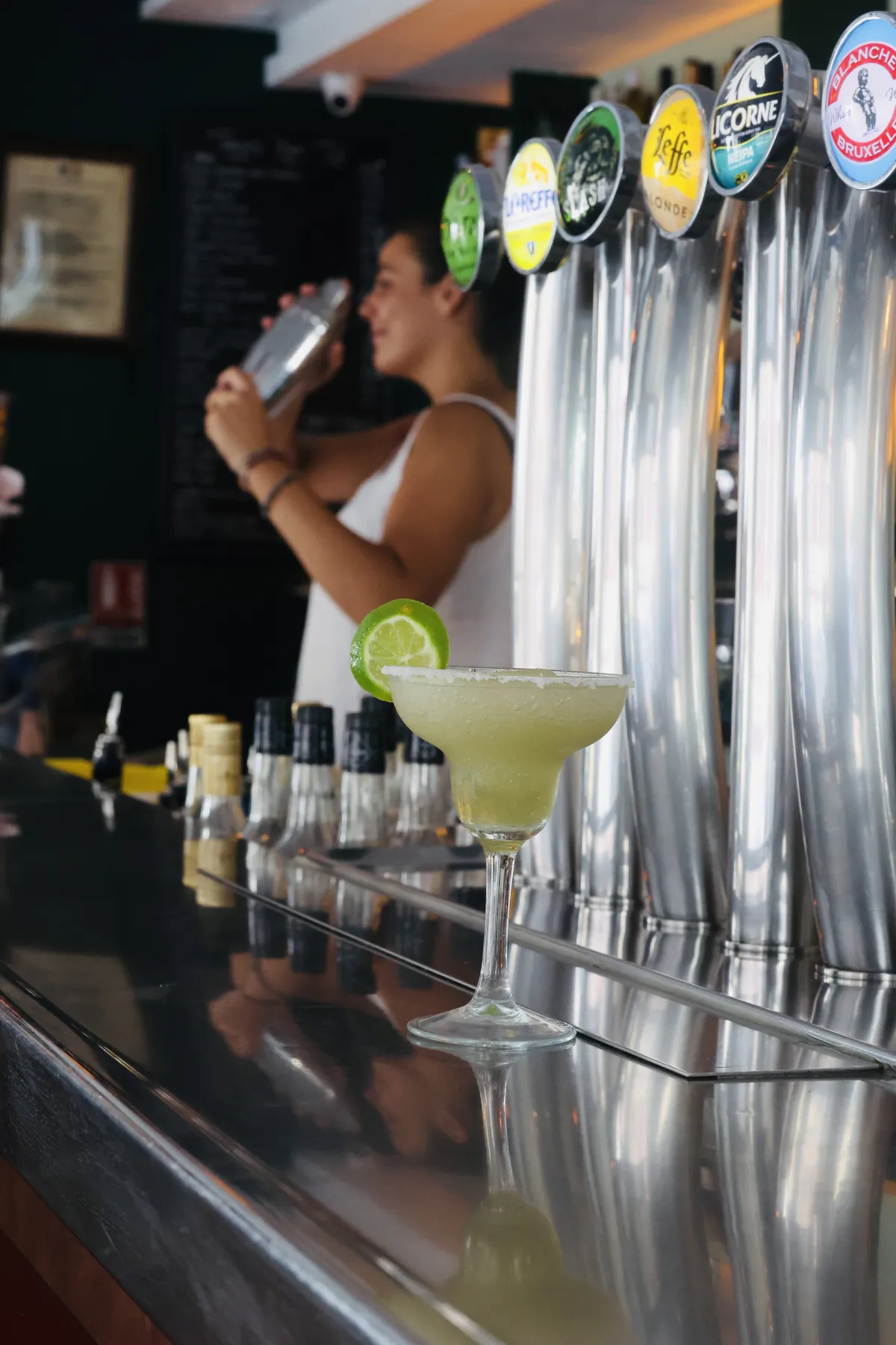 Bar atmosphere, house cocktail