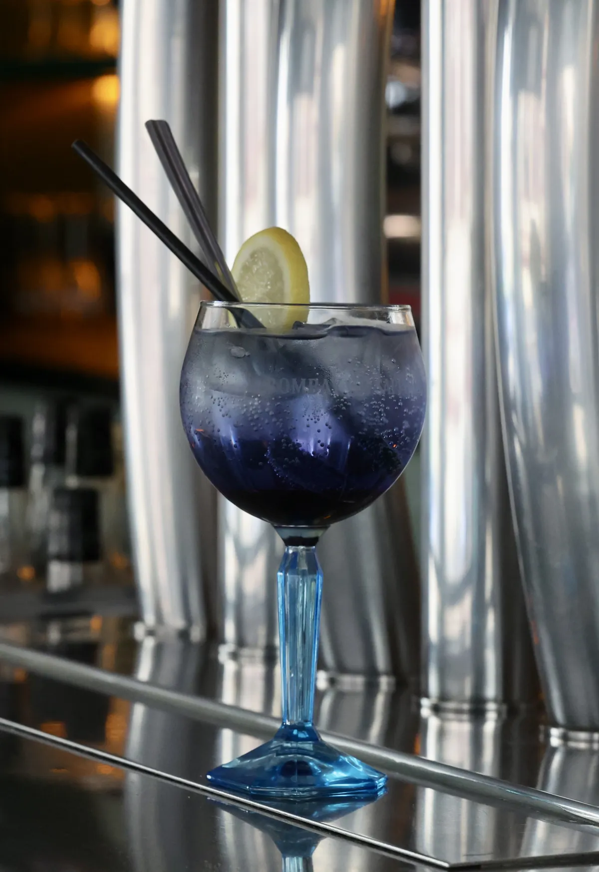 Signature cocktail at the bar
